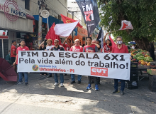 Ato Unificado em protesto pelo Fim da Escala 6x1 acontece em Teresina