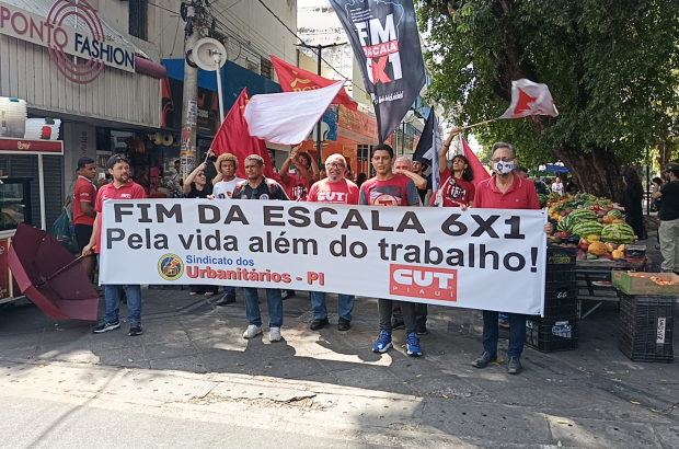 Ato Unificado em protesto pelo Fim da Escala 6x1 acontece em Teresina