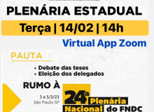 Comitês do FNDC realizam plenárias regionais, no Piauí acontecerá nesta terça (14)