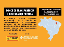 FTP lança resultado do ITGP/2023 avaliado em 10 municípios do Norte do PI